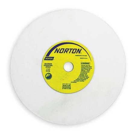 NORTON 66252835807 Grinding Wheel,T1,6x1//4x1.25,AO,80G,PK5