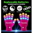 thumbnail image 4 of The Noodley LED Gloves for Kids Light Up Toy Costume Accessory for Children, Teens, Boys & Girls, 4 of 10