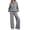 DarkGrey, variant on SUNBS 2 Piece Outfits Women Sweatsuits Drawstring Sweatshirt Lounge Sets 2025 Fall Wide Leg Sweatpants Tracksuit with Pockets