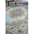 thumbnail image 4 of Transitional 8x11 Area Rug (7'10'' x 10'3'') Oriental Cream, Blue Living Room Easy to Clean, 4 of 8