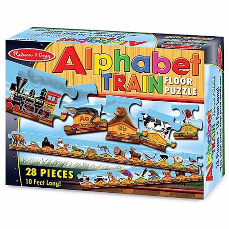Melissa & Doug Alphabet Train Jumbo Jigsaw Floor Puzzle ...