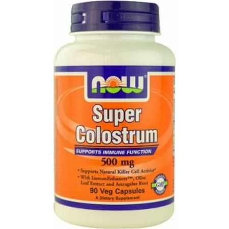 NOW Foods Super Colostrum Immune Function Support, 500mg, 90 (Foods Best For The Immune System)