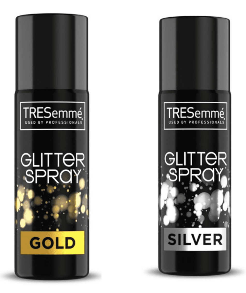TRESemme Glitter Spray GOLD hair glitter SILVER hair glitter 1.8 oz