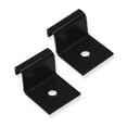 thumbnail image 2 of ICC 4 in. Metallic Wall Bracket - Black (2-Pack), 2 of 2