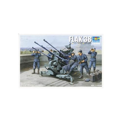 Trumpeter 1 35 German 2cm Flak 38 Gun Model Kit Tsms2309 Trumpeter Walmart Com