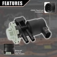 thumbnail image 4 of Vapor Canister Vacuum Solenoid Purge Intake Manifold Valve for Jeep Grand Cherokee 2002 2003 2004 52128550AA, 4 of 7