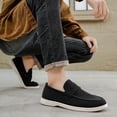 thumbnail image 5 of BXSRUTA Men's Large Size Slip on Loafers Suede-like Upper Lightweight Cushioned for Outdoor Daily Wear Size 39-48, 5 of 8