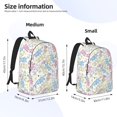 thumbnail image 4 of Balery Cartoon Bunny Vintage Canvas Backpack for Men and Women - Large Capacity, Durable Travel Laptop Bag for School, Work, Hiking, and Outdoor Activities, 4 of 7