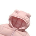 thumbnail image 6 of FDDMis Girls Jacket Boy Fleece Jacket Toddler Down Jacket Long Sleeve Shirts for Boys 14-16 Boys Baby Clothes New Born Winter Clothes Baby Girl Boys, Pink 6-12 Months, 6 of 8
