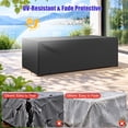 thumbnail image 2 of SHELTUSE Patio Furniture Covers Waterproof Outdoor Couch Sectional Sofa Set Cover, 126in x 63in x 28in, 2 of 7