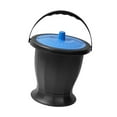 thumbnail image 3 of Serenable Spittoon al with Lid Potty al Pot Night al Toilet Portable Bedpan Chamber Pot for Woman Travel Elderly Children Deep Blue Lid, 3 of 9