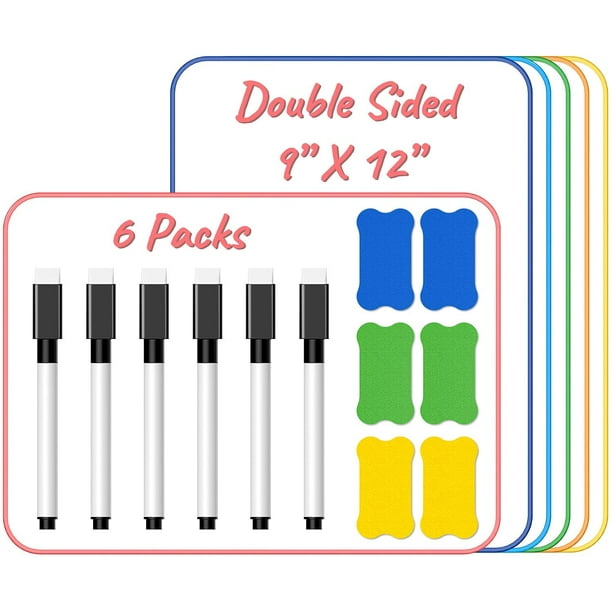 Dry Erase Boards, Ohuhu 30-Pack 9 x 12 Inch dubbelzijdige whiteboards