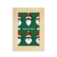 thumbnail image 1 of Merry mas Santa Claus Portrait Desktop Display Photo Frame Picture Art Painting 5x7 inch, 1 of 3