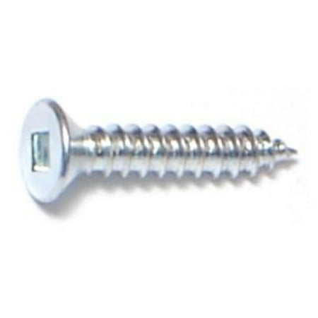 

#4 x 5/8 Zinc Square Drive Flat Head Wood Screws WSFS-029 (165 pcs.)