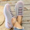 thumbnail image 4 of Willtoo Women's Slip-On Sneaker Breathable Mesh Tennis Shoes Light Weight Weaving Shoes, 4 of 7
