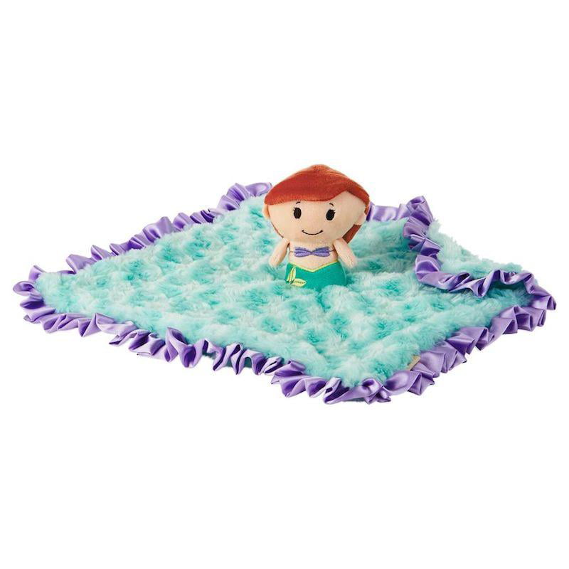 Hallmark Itty Bittys Baby ARIEL Lovey Blanket Disney Little Mermaid Plush NWT 