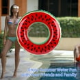 thumbnail image 2 of FiGoal 3 Pack Inflatable Pool Float Swimming Pool Ring Summer Water Parties Outdoor Water Activities, 2 of 6
