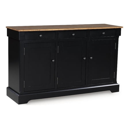 Bowery Hill Modern / Contemporary Wood Black Finish Dining Buffet