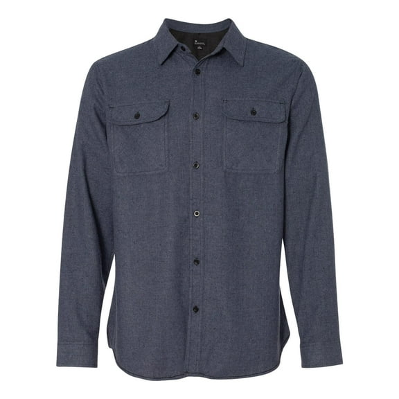 Burnside Long Sleeve Solid Flannel Shirt Size up to 3XL