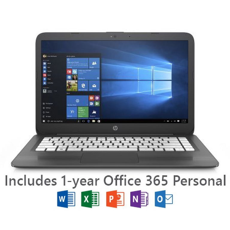 HP Stream 14” Laptop, Intel Celeron N3060, 4GB Memory, 32GB