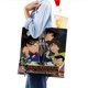 thumbnail image 4 of Detective Conan: Case Closed Bolso de tela con estampado de lienzo para mujer, bolsa de compras reutilizable y estética, con cremallera interior, regalo para mujer,38*45cm., 4 of 6