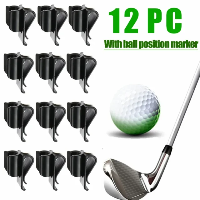 G olf Ball Pick Up Tools Telescopic Golf Ball Retriever Catcher Golf Training Aids Automatic Locking Scoop Picker Golf Ball 12PC