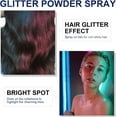 thumbnail image 3 of Body Glitter Spray for Hair and Body, Hairspray for Clothes, Long-Lasting Body Shimmer Spray Suitable for Stage, Festival Rave and Makeup Prom 2.11 Fl Oz, 3 of 8