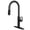 BLACK, variant on MASO Kitchen Faucet with Pull-Down Sprayer, 3 Spray Modes, Single Handle High Arc Sink Faucet for Kitchen, RV, Laundry and Bar, 304 Stainless Steel, Brushed Nickel