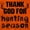 Orange, variant on Thank God For Hunting Season Sport Men's Graphic T Shirt Tees Brisco Brands L