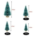 thumbnail image 2 of 50PCS Miniature Artificial Christmas Tree Small Snow Frost Pine Christmas DIY Decoration Crafts, 2 of 5
