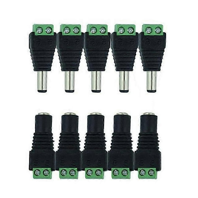 5 Pcs Power Adapter 12v Connectors Cable Jack Adapter 12v Female Connector Connector Plug Power Jack