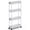 Grey, variant on Slim Rolling Storage Cart 4 Tier Bathroom Organizer Utility Cart Mobile Shelving Unit Tower Rack for Kitchen, Laundry Room, Bathroom, Narrow Places, Green