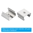 thumbnail image 4 of Unique Bargains LED Strip Light Clips Mounting Bracket Fixing Clips with Screws for 13mm-15mm Light Cable Ribbon 100 Pack, 4 of 6