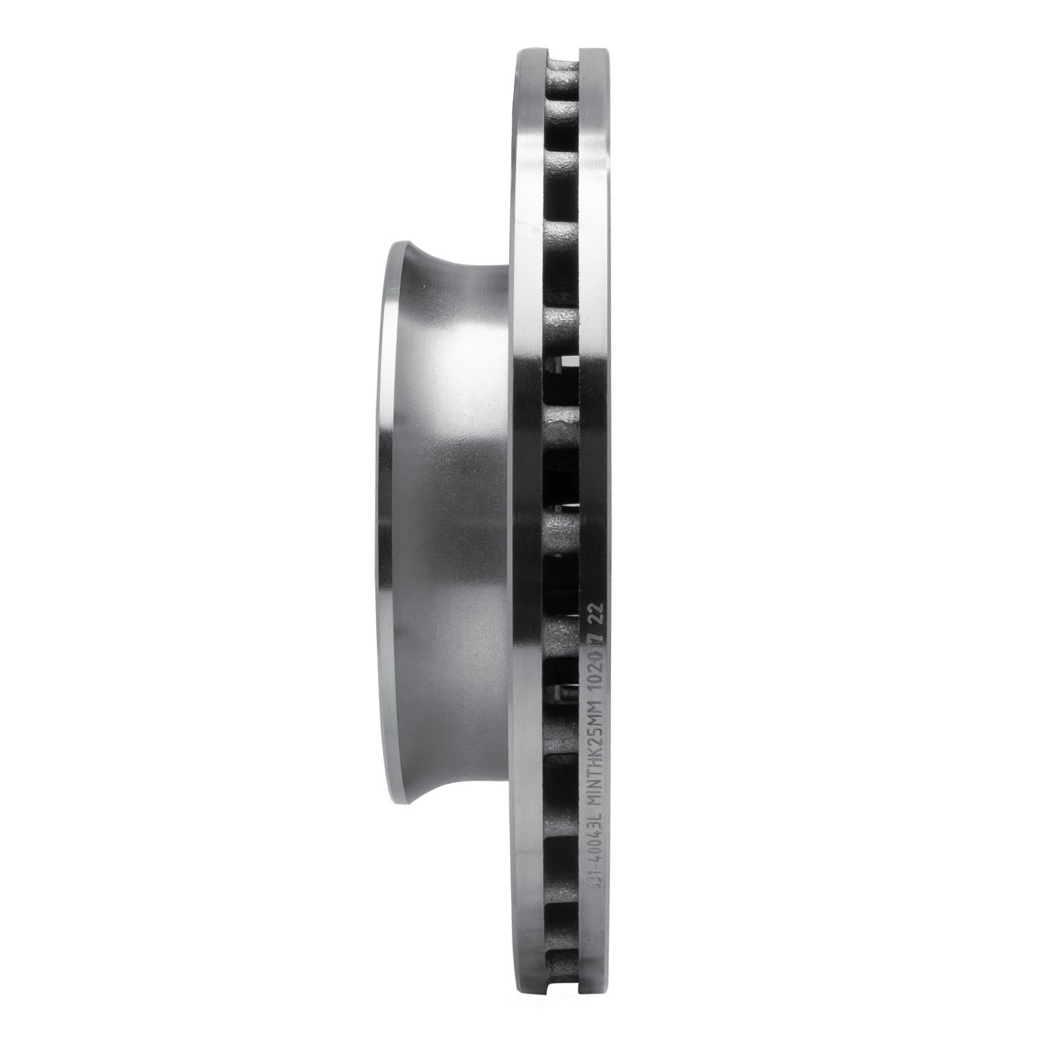 Dynamic Friction Company 631-40043L DFC Brake Rotor - Drilled And Slotted - Silver