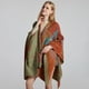 thumbnail image 5 of Nueva Moda Invierno Cálido Ponchos A Cuadros Capas Para Mujeres Chales Gruesos Envolturas Simulación Cachemira Acolchado Siesta Manta Noticed AP007116-05, 5 of 6