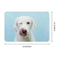 thumbnail image 3 of Bingfone Puppy Licks Nose Door Mat 16"X24" Front Entrance Non-Slip Low Profile Washable For Entryway, 3 of 9