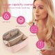 thumbnail image 4 of Travel (Pink)Makeup Bag, Travel Large Capacity Cosmetic Bag, with Handle and Divider, Waterproof PU for Women Toiletry Storage Bag Leather Multifunct, 4 of 5