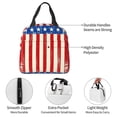 thumbnail image 4 of Easygdp America Flags2 Bolsa Térmica Premium - Tela Oxford Impermeable, Gran Capacidad, Bolsillo Frontal, Unisex para Trabajo, Escuela, Actividades al Aire Libre y Picnics, 4 of 8