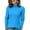 Sky Blue_#13, variant on Nokdvo Wimens Sweaters Fashion Knitting Mockneck Long Sleeve Solid Color Sweaters Fall Winter Casual Loose Ribbed Pullover Top,Royal Blue L