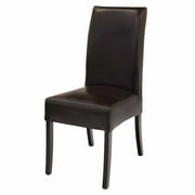 Valencia Bicast Leather Chair, Brown