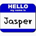 thumbnail image 2 of CafePress - Hello My Name Is Jasper Magnet - 2.25" Round Magnet, Refrigerator Magnet, Button Magnet Style, 2 of 3