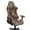 Deer Head, variant on KUIFORTI Cow Print Gaming Chair Covers Polyester Easy Installation Gaming Chair Seat Cover with 2Pcs Armrest Slipcover Anti Scratch Pet Resistant Guard for Home, Office Decorations