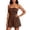 Coffee, variant on Fgnfyis Womens Jumpsuit Day to Night Style Piece Bodysuit Modern Front Pockets Wide Leg Womens Rompers Coffee S
