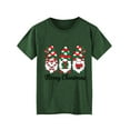 thumbnail image 5 of XCHQRTI Christmas Tree Shirt for Women Plus Size Tshirt Short Sleeve Graphic Top, 5 of 11