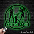 thumbnail image 2 of Handmadetneonsign Golf Bag Metal Wall Art Light, Golf Player Metal Sign Wall Decor, Sport Fan Club Metal Decor, 2 of 5