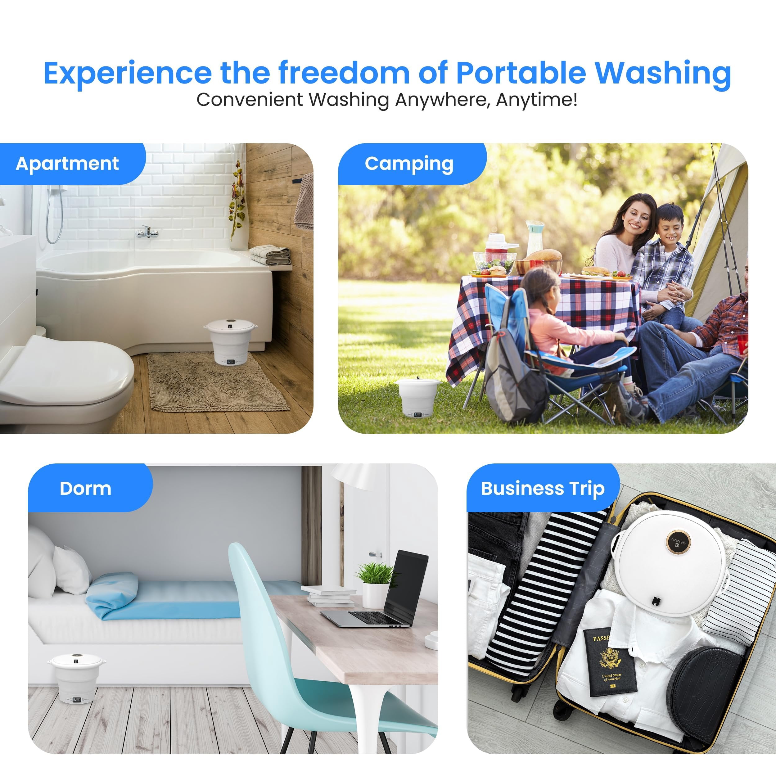 SereneLife Portable Mini Washing Machine