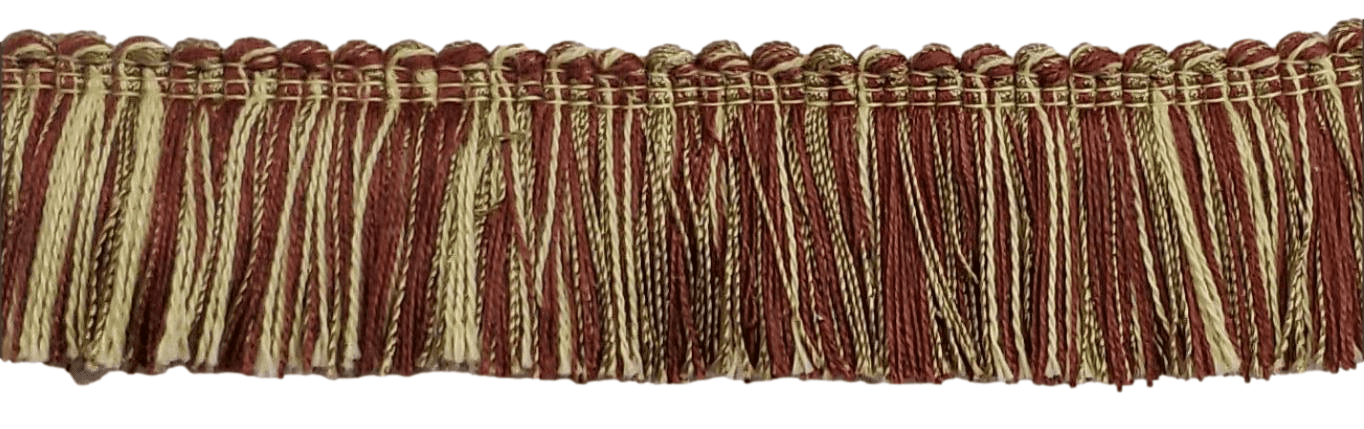 DecoPro Fransenborte 4,5 M – 3,5 Cm Breit, Dunkles Sandbeige, Für Kissen & Vorhänge