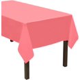 thumbnail image 1 of Nappe en Plastique Robuste Party Essentials, 54 x 108, Rose, 1 of 4