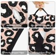 thumbnail image 6 of Black and Beige Leopard Print Teens Toddler Nap Mat with Pillow, Sleeping Mat Bag for Preschool Daycare 51"x22", 6 of 6