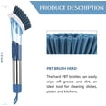 thumbnail image 5 of Dish Brush with Soap Dispenser Dish Scrubber with Replaceable PP Head Kitchen Di, 5 of 5